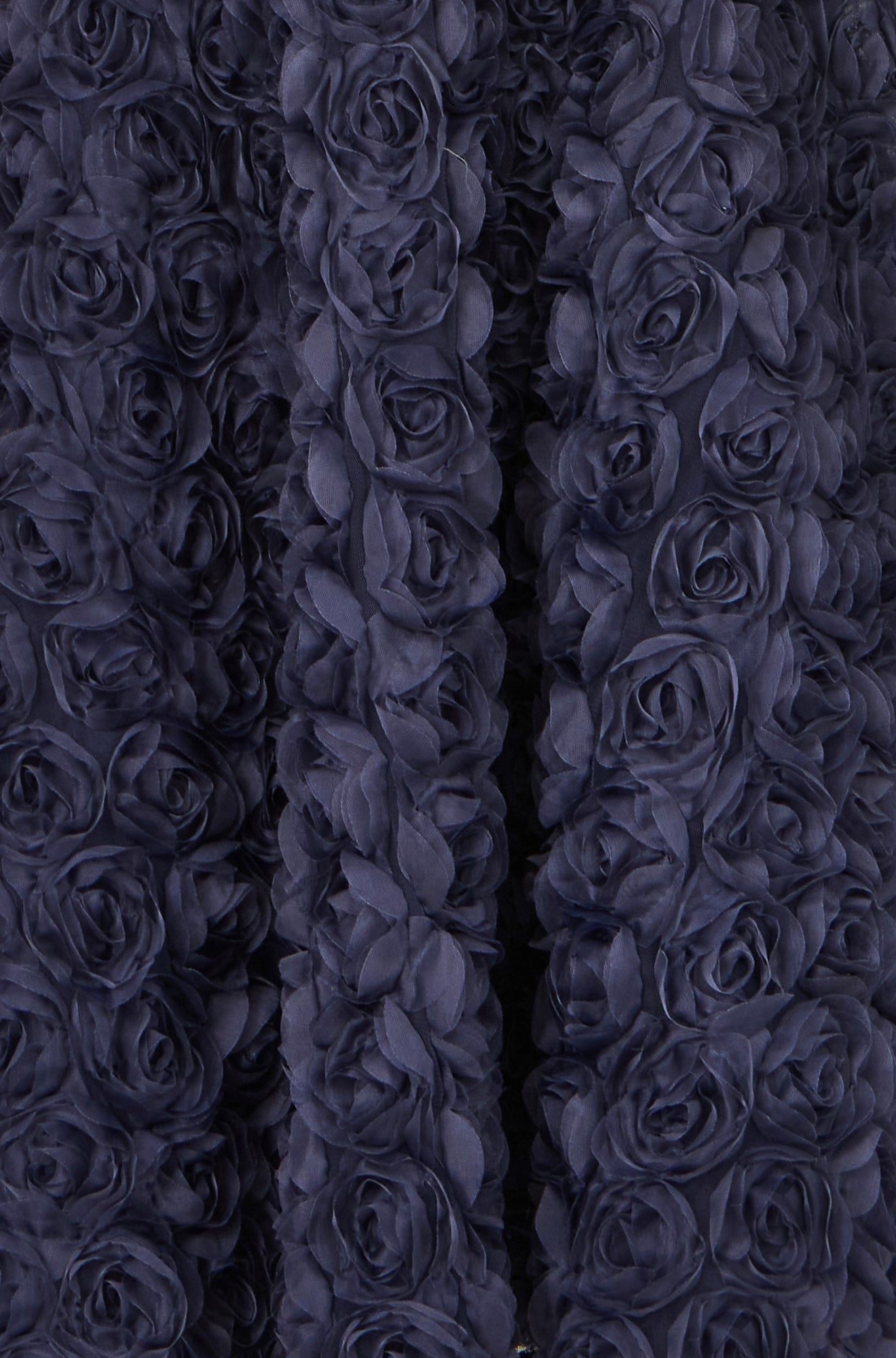 Yumi Navy Applique Floral Skater Dress Dress Occasion Yumi