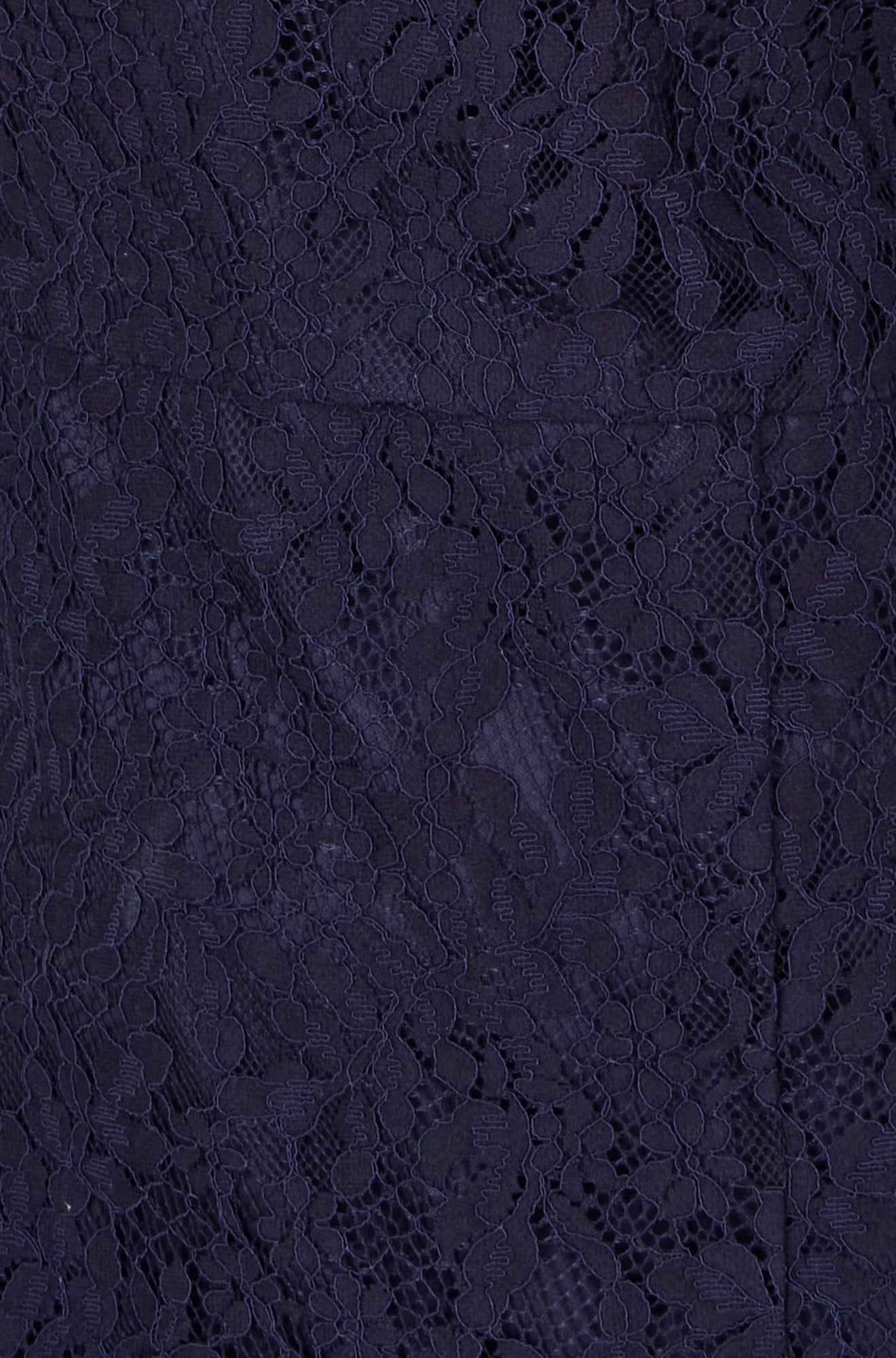 Yumi Navy Lace Fitted Midi Dress With Flute Sleeves Dress Occasion Yumi