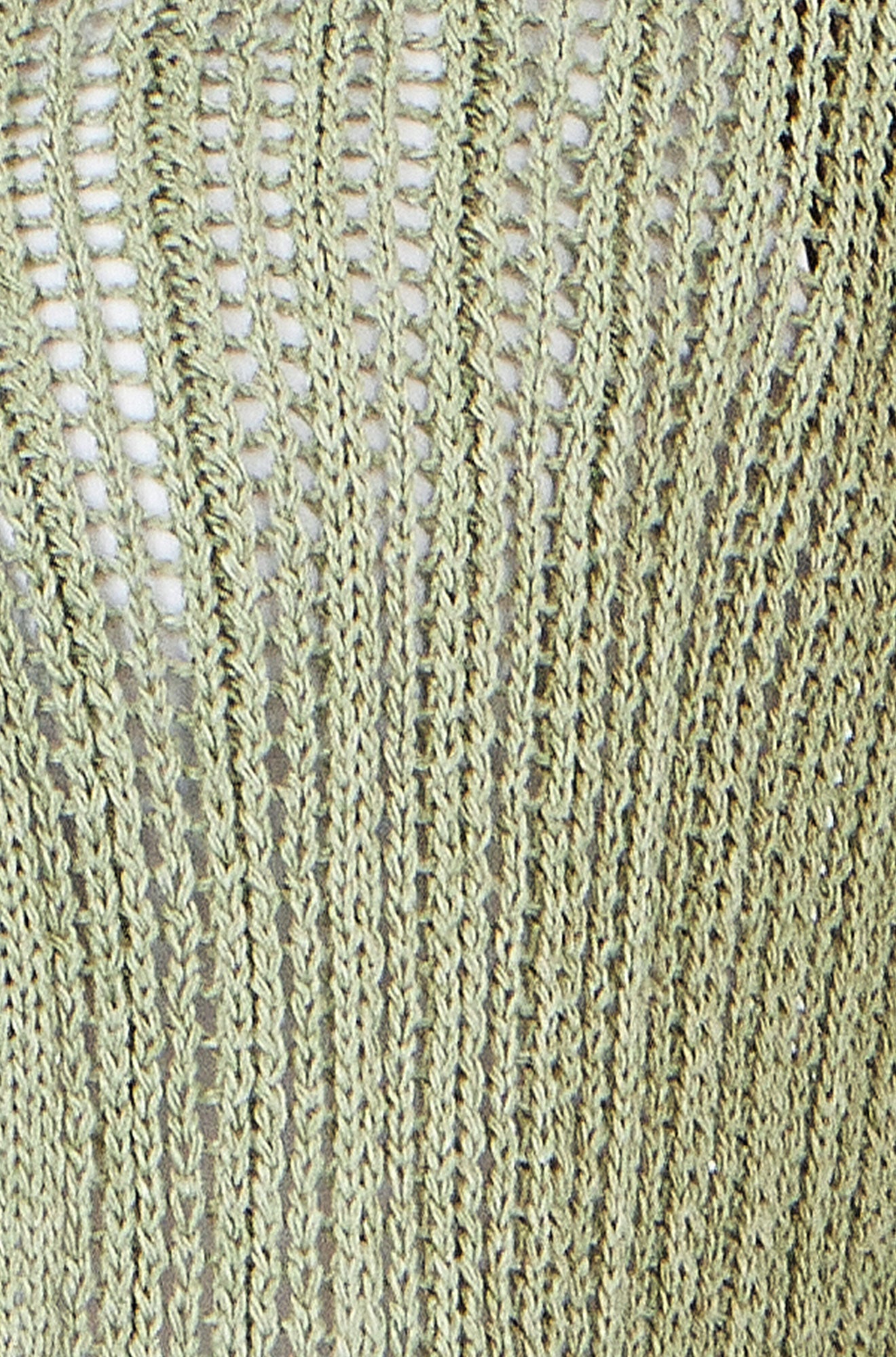 Yumi Green Tie Front Pointelle Cardigan Knit Cardigan Yumi