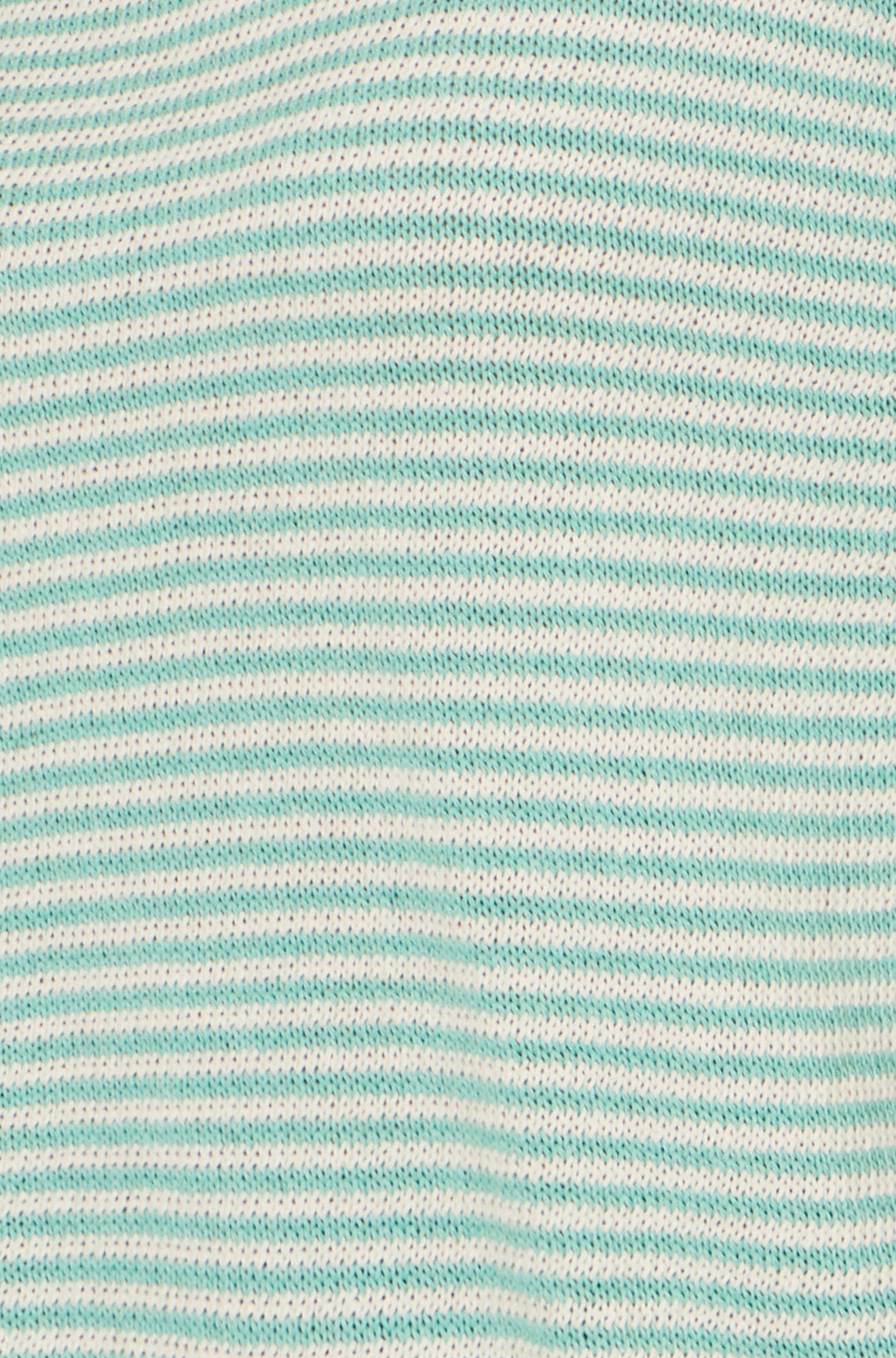 Yumi Sea Green Knitted Stripe Relaxed Jumper Knit Jumper Yumi