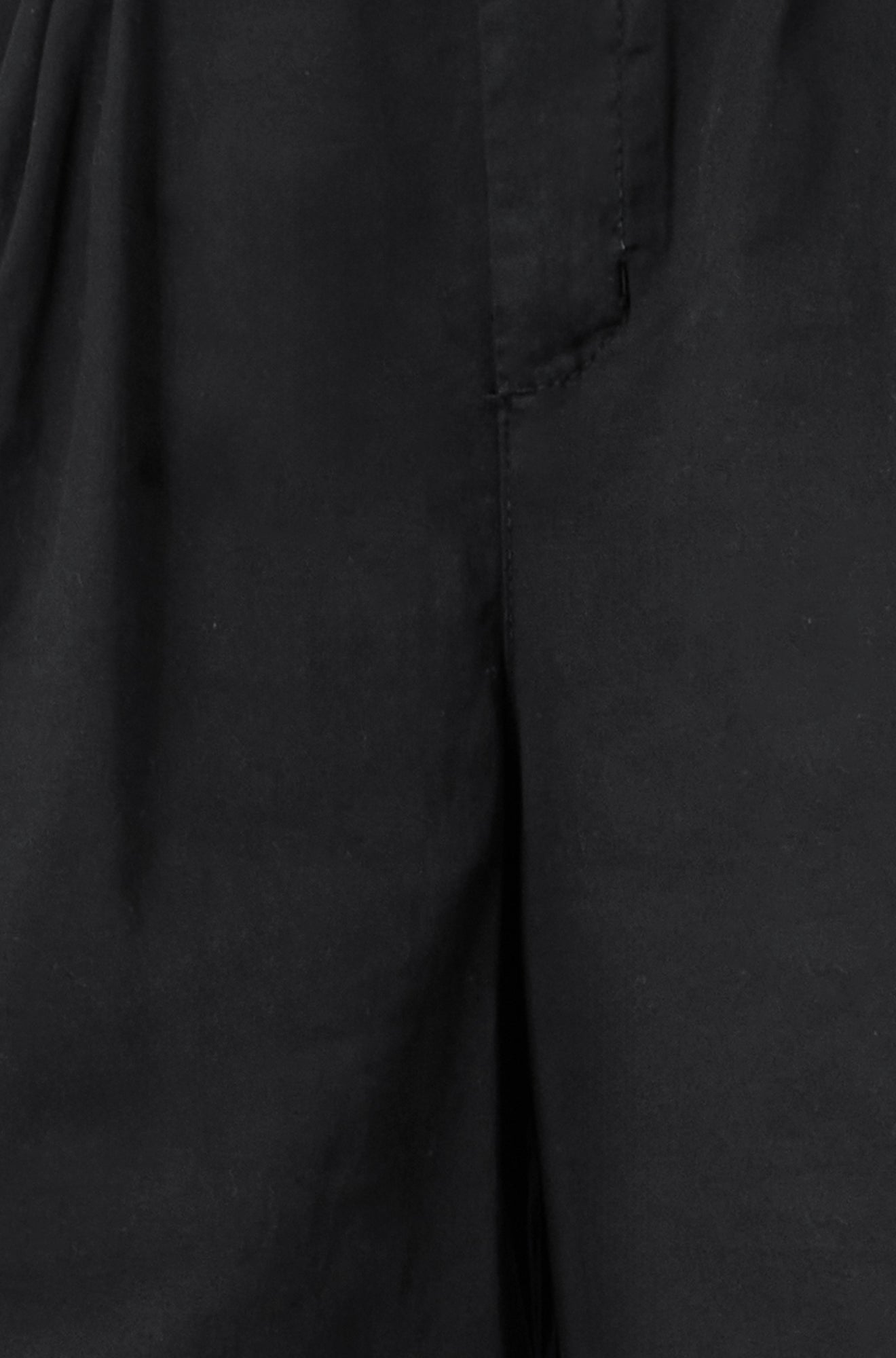 Yumi Black Cotton Bermuda Shorts SHORTS Yumi