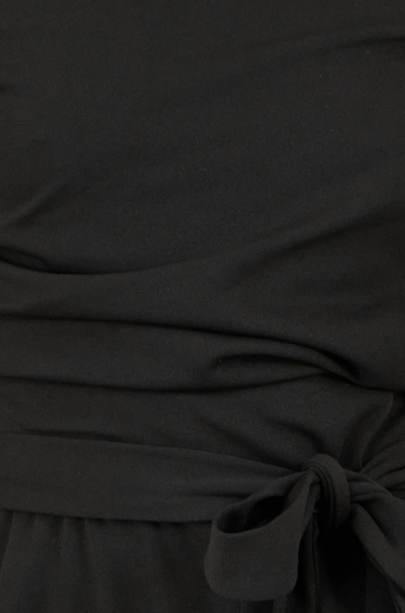 Yumi Black Ruched Stretch Jumpsuit Jumpsuit Yumi