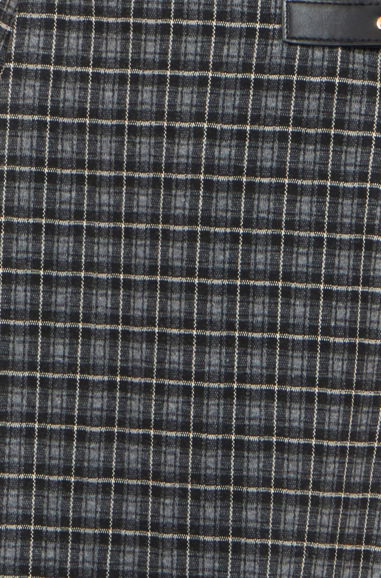 Yumi Black Check Pleated Mini Skirt Skirts Yumi