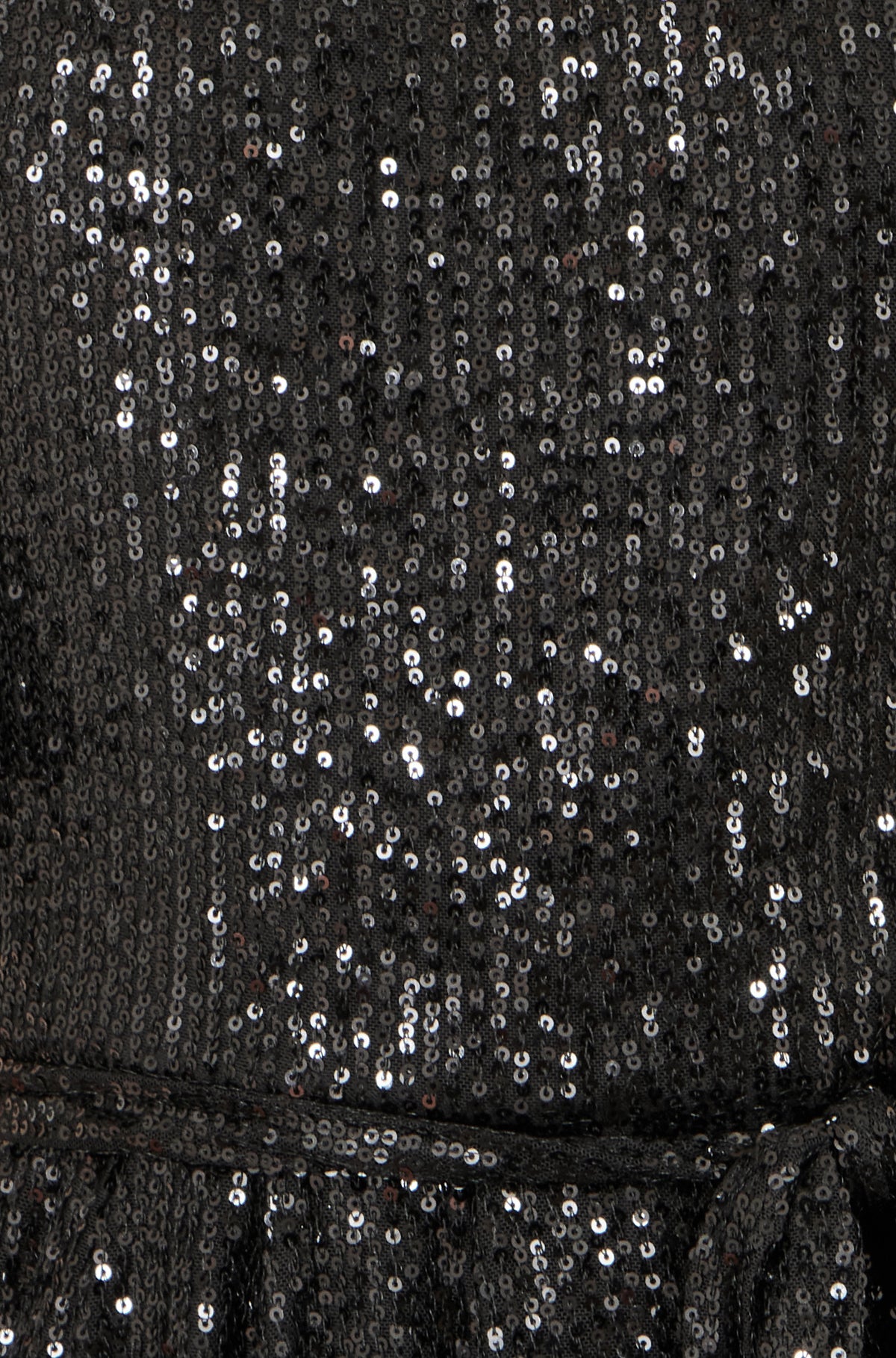 Yumi Black Sequin One Shoulder Midi Dress Dress Party Yumi