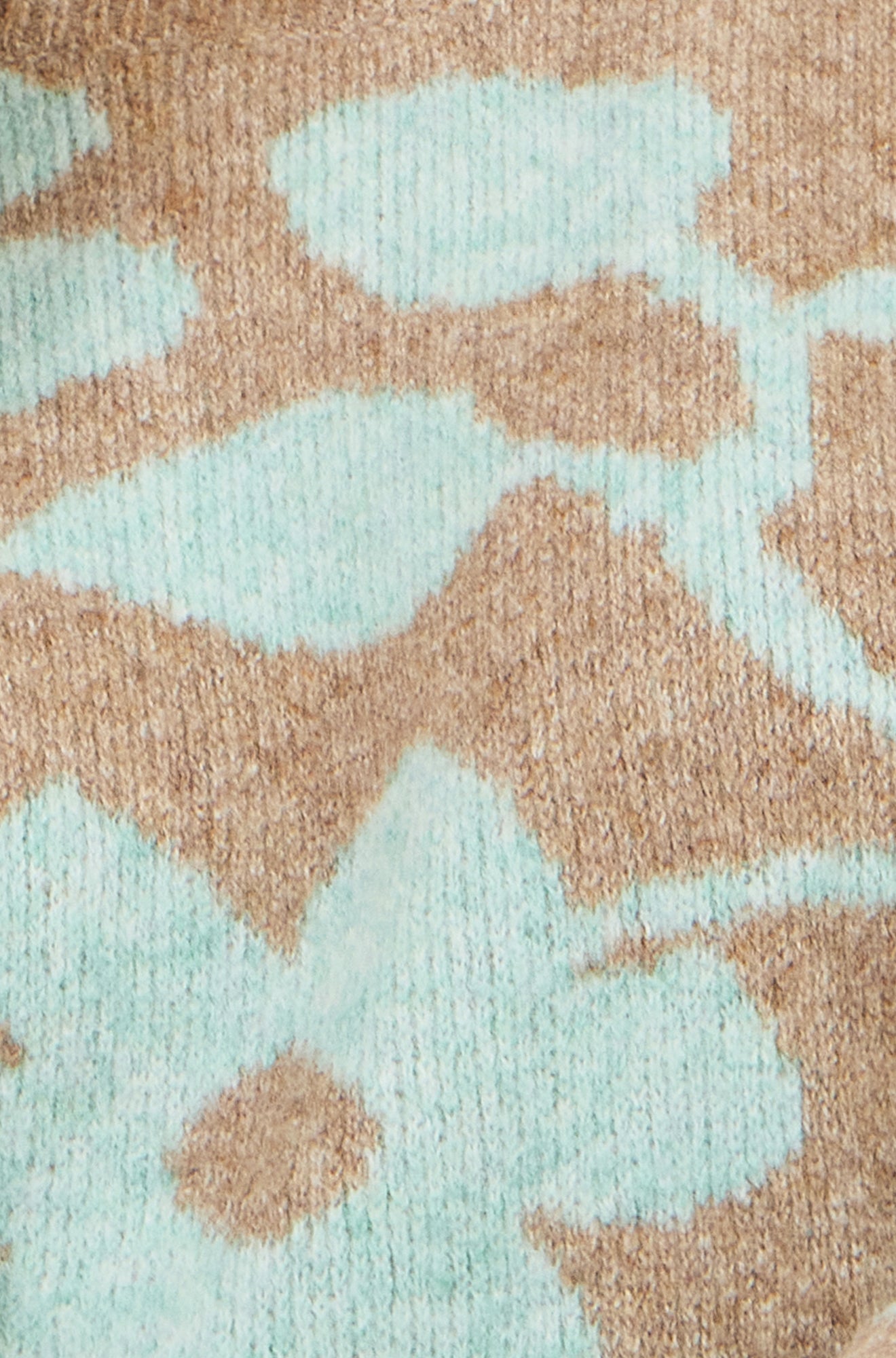 Yumi Brown Floral Intarsia Relaxed Fit Jumper Knit Jumper Yumi