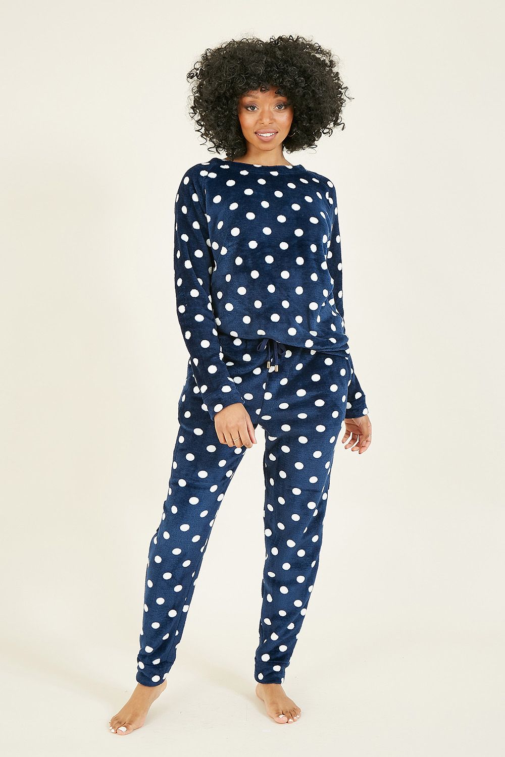 Spot Super Soft Fleece Pyjamas